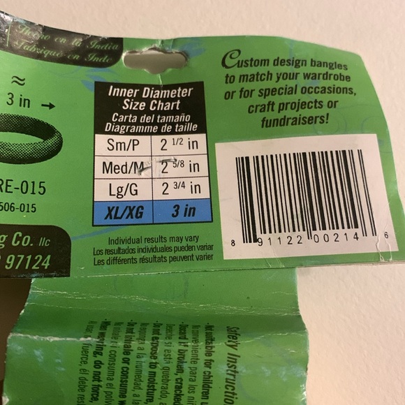 Lot of 5 DIY Ready to Decorate Wood Bangles - Picture 4 of 4